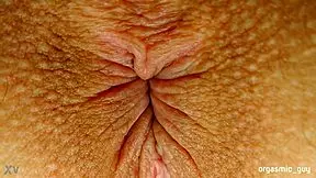 Anal Orgasm With Contractions Close Up