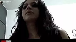 Young latina shows off her panties