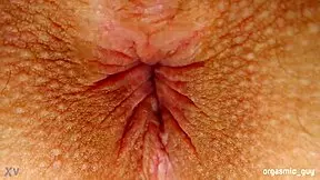Anal Orgasm With Contractions Close Up