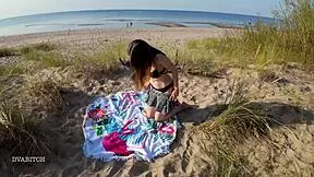 I visited the public beach for sunbathing and enjoyed a refreshing drink