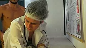 Erection During Consultation with Nurse, She Licks My Cock and Deepthroats It 😏