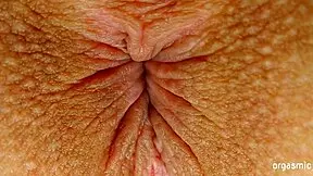 Anal Orgasm With Contractions Close Up
