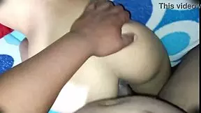 Beautiful latina talking to husband on phone, distracted by boss's rich dick.