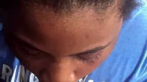 hey, check out this teen suckin my dick in the rain, it's so hot and wet with her mouth all over it!