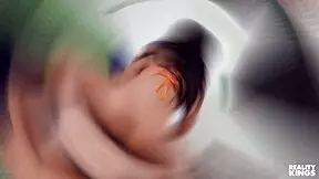 Nymphos Leana Lovings & Rose Isstar Catch Lesbian Action On Video