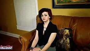 Inked Hottie Marci Dildo Fucks Pussy While Rubbing Tits