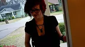 Inked Hottie Marci Dildo Fucks Pussy While Rubbing Tits