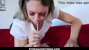 stepdaughter4k - cute petite 18+ blonde teen 18+ stepsister lets big cock stepbrother fuck her after learning her boyfriend uses her for sex pov - zoe clark ike diezel