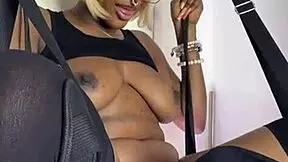 Mistress rides her man's face while her obedient slave follows orders in this full video