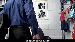 Emma Starletto Bent Over In Shop