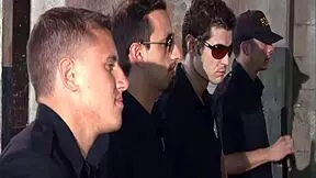 pretty brunette latina samira sucks a big cock before getting fucked in anal and doggystyle