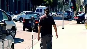 pretty brunette latina samira sucks a big cock before getting fucked in anal and doggystyle