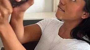 amateur couple nysdel really enjoys satisfying desires with a huge meat dildo, licking and fucking all night long