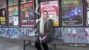 Natural teen gives pov blowjob and gets twat reamed