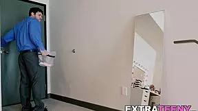 petite stepdaughter craves for her stepdads firm long dick