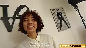 Innocent latina teen 18+ cutie got banged rough at a fake job interview