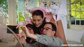 stepdad teaches red head stepdaughter anal first time 😏