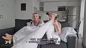 danner mendez and her stepsiblings sneakily bang their stepdad during the tv show