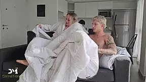 danner mendez and her stepsiblings sneakily bang their stepdad during the tv show