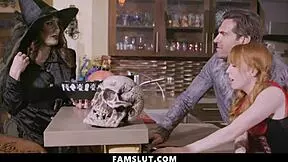 Stepdad And Stepdaughter Risk Getting Caught In Nasty Acts