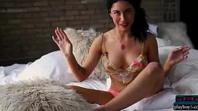 florida teen lana james strips nude for playboy, showing her beautiful body