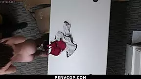 suspect becomes very cooperative during the strip search - pervcop