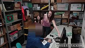 the police woman says she's gagged for petty theft