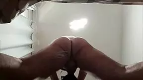 Milf in Pantyhose Pigtails Gets Bondage Blowjob Throatpie