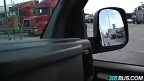 Nerdy Latina Girl Boldly Fucks For Cash Outdoors