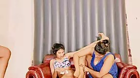 hot threesome with desi teens