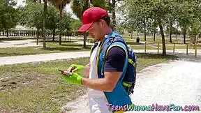 are these teens' tight pussies getting fucked and stretched by monster cocks at the party?