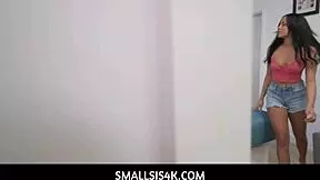 Caught stealing? Now get fucked, hot stepsis mila monet!