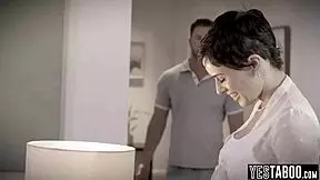 big boobs milf nurse seduces patient's husband on bed