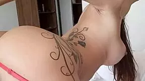 Young Brazilian Girlfriend Cums On Me In Fishnets During Domination