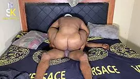 Lazy Woman With Fat Ass Rides In Bed