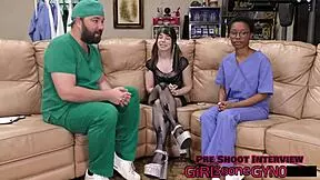 Doctor, lick my pussy while I moan in the hospital bed