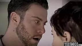 big boobs milf nurse seduces patient's husband on bed