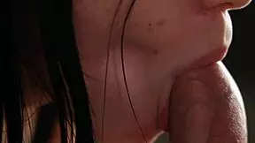 emma ester performs a slowmo blowjob in this short version