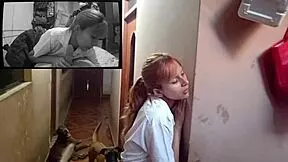 Stepfather Punishes College Girl