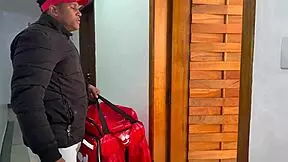 I pretended to lose my wallet so the delivery guy could enter and I offered my ass instead