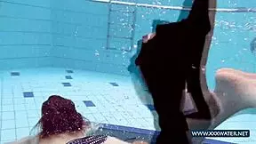 Can Katrin And Lucy's Big Tits Handle Underwater Teasing?