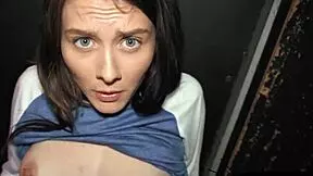 Sneaky fucking my hot teen coworker in the warehouse but it went wrong 😱