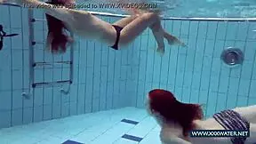 Can Katrin And Lucy's Big Tits Handle Underwater Teasing?