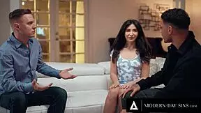 Modern-Day Sins - Petite 18+ Jane Wilde Seduces Exes For Wild Anal Double Penetration - Full Scene!