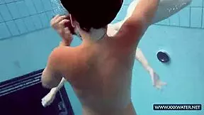 Can Katrin And Lucy's Big Tits Handle Underwater Teasing?