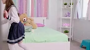 stepdad spying then fucking teen 18+ stepdaughter