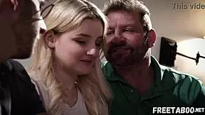 i'm freaky neighbors taking advantage of teen eliza eves in threesome