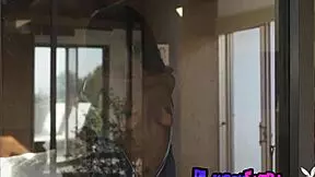 ebony teen victoria antoinette introducing her new home and her black pussy