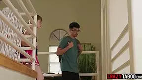 Shy Guy Diego Perez Pounds Petite Cheerleader Melody Marks