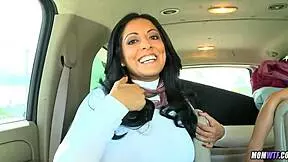 Cougar Sucks Dick In Back Of Suv